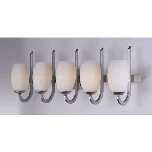 Taylor 5 Light 31.5 inch Satin Nickel Bath Vanity Wall Light
