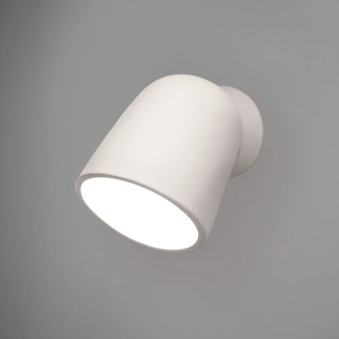 Ambiance Collection LED 5.5 inch Gloss Black and Matte White Wall Sconce Wall Light