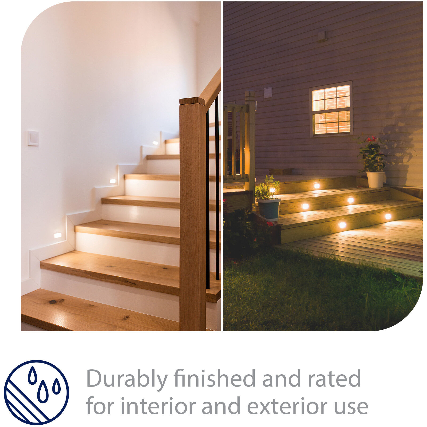 Tyler 120 3.8 watt White Step and Wall Lighting, WAC Lighting