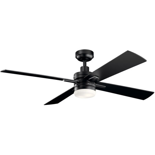 Lija 52 inch Satin Black Ceiling Fan