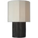 Anne-Marie Barton Fumar 17.5 inch 15.00 watt Ridged Carbon Table Lamp Portable Light