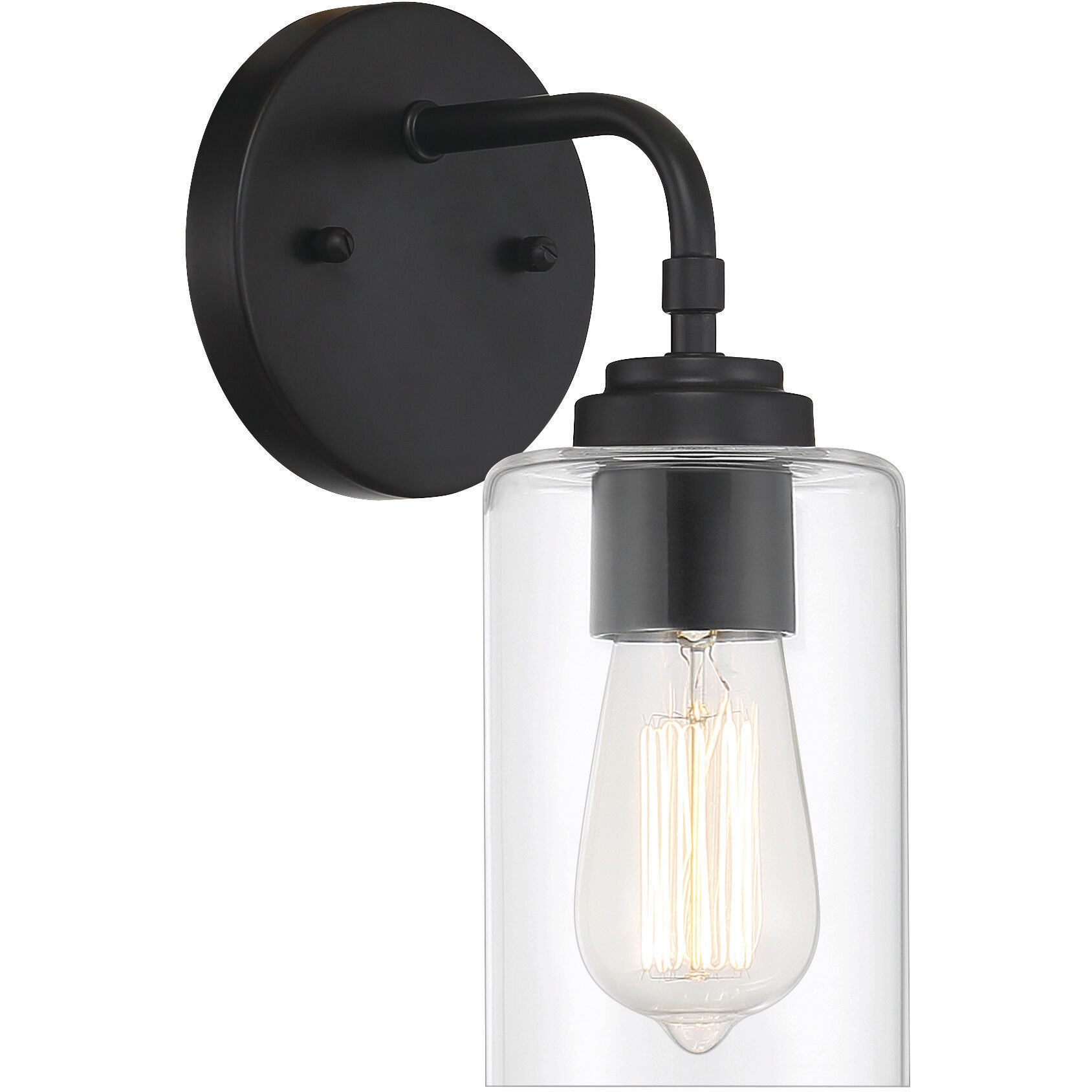 Stowe 1 Light 5 inch Flat Black Wall Sconce Wall Light