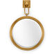 Larry Laslo 24 X 17 inch Antique Gold Leaf/Clear/Beveled Wall Mirror