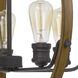Riverton 5 Light 22.25 inch Oak Chandelier Ceiling Light