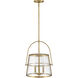 Tournon 15 inch Heritage Brass Indoor Pendant Ceiling Light