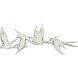 Flock German Silver Dimensional Wall Art