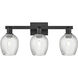 Arcadia Salina 3 Light 24.75 inch Matte Black Bath Vanity Light Wall Light