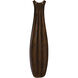 Ventiara 52 inch Coal with Distressed Koa Blades Flush Mount Indoor/Outdoor Ceiling Fan