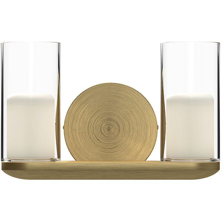 Birch Vanity Light Wall Light in Brushed Gold