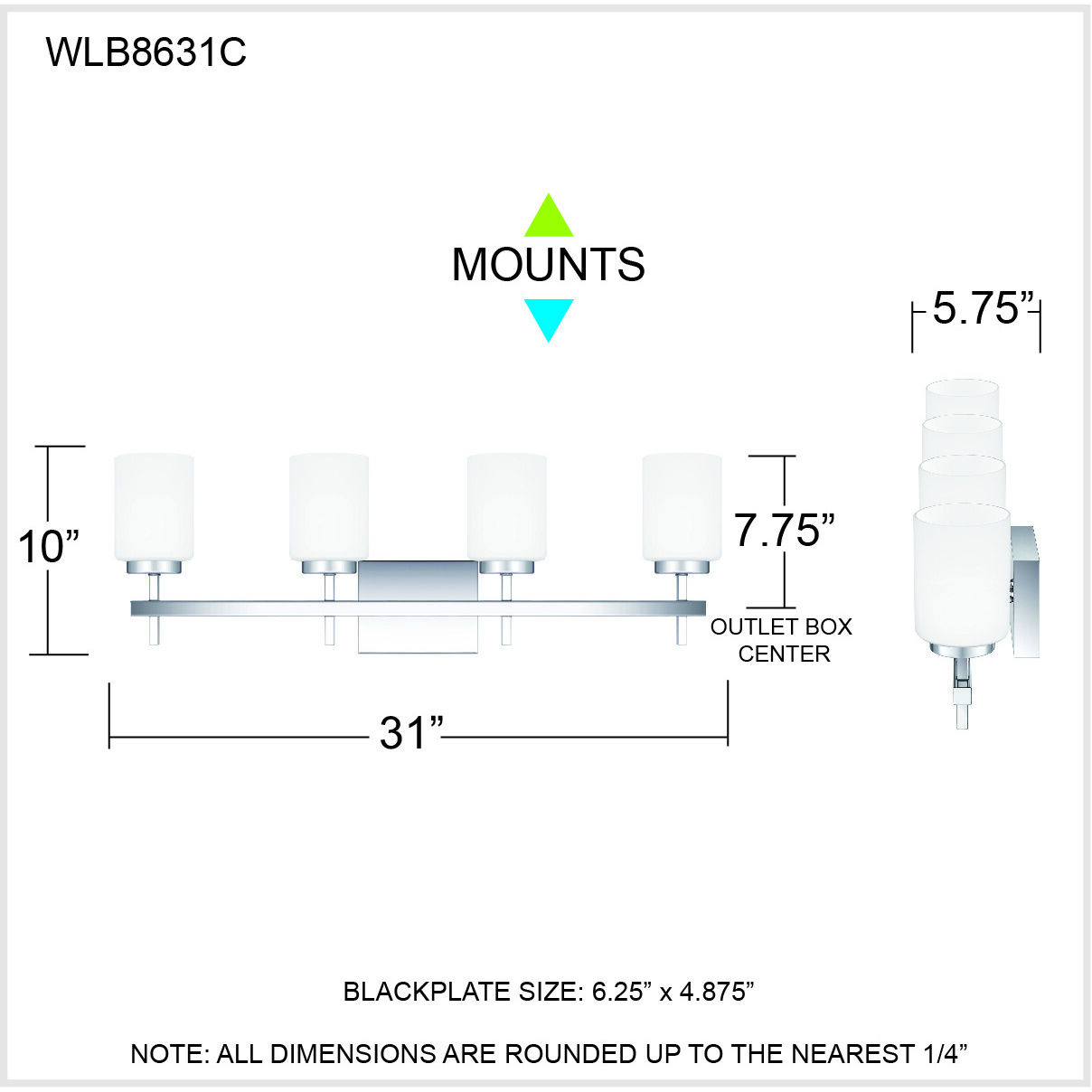 Wilburn LED 31 inch Polished Chrome Bath Light Wall Light