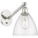 Ballston Dome 1 Light 8 inch Polished Nickel Sconce Wall Light