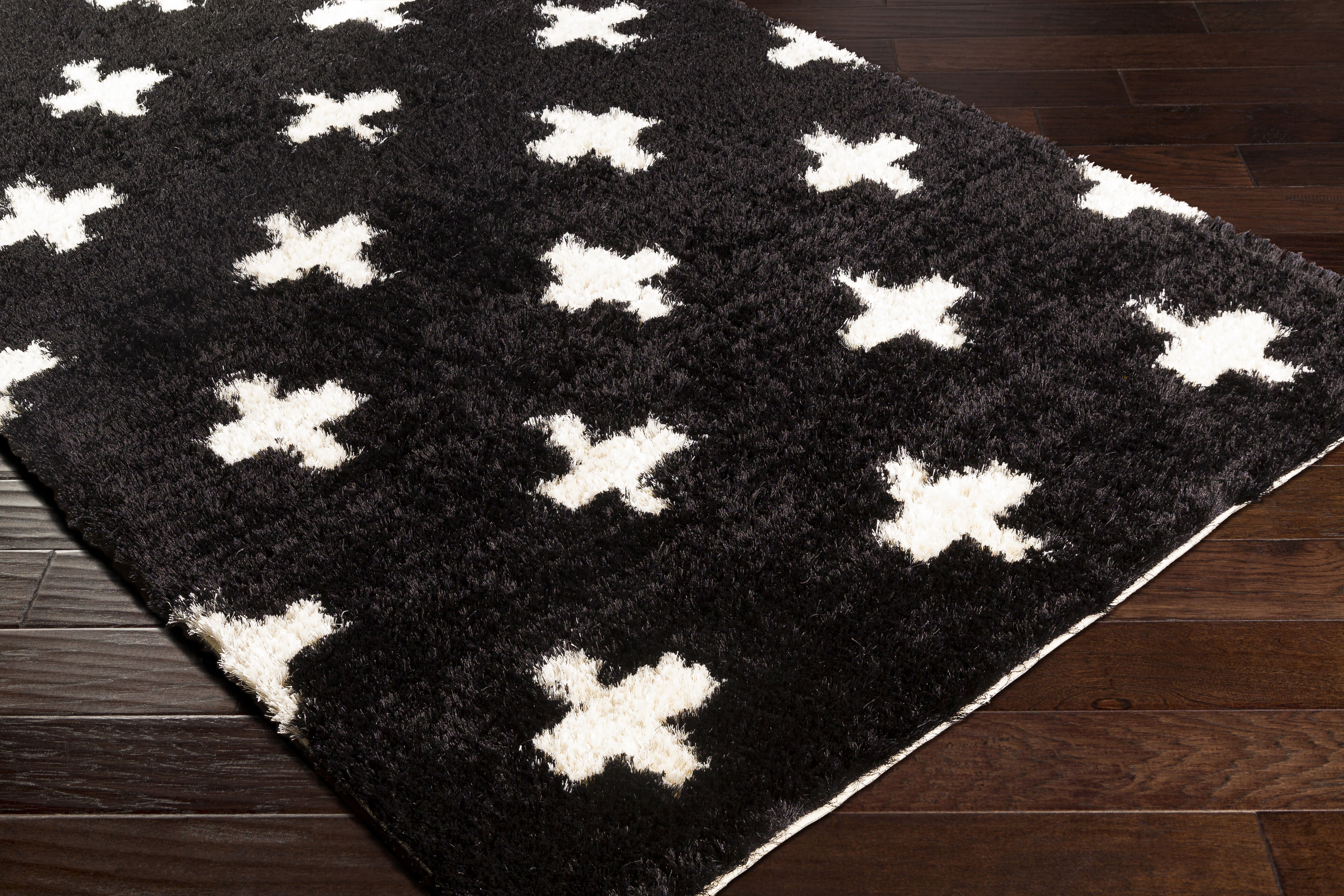 Gibraltar 36 X 24 inch Black Rug in 2 x 3, Rectangle
