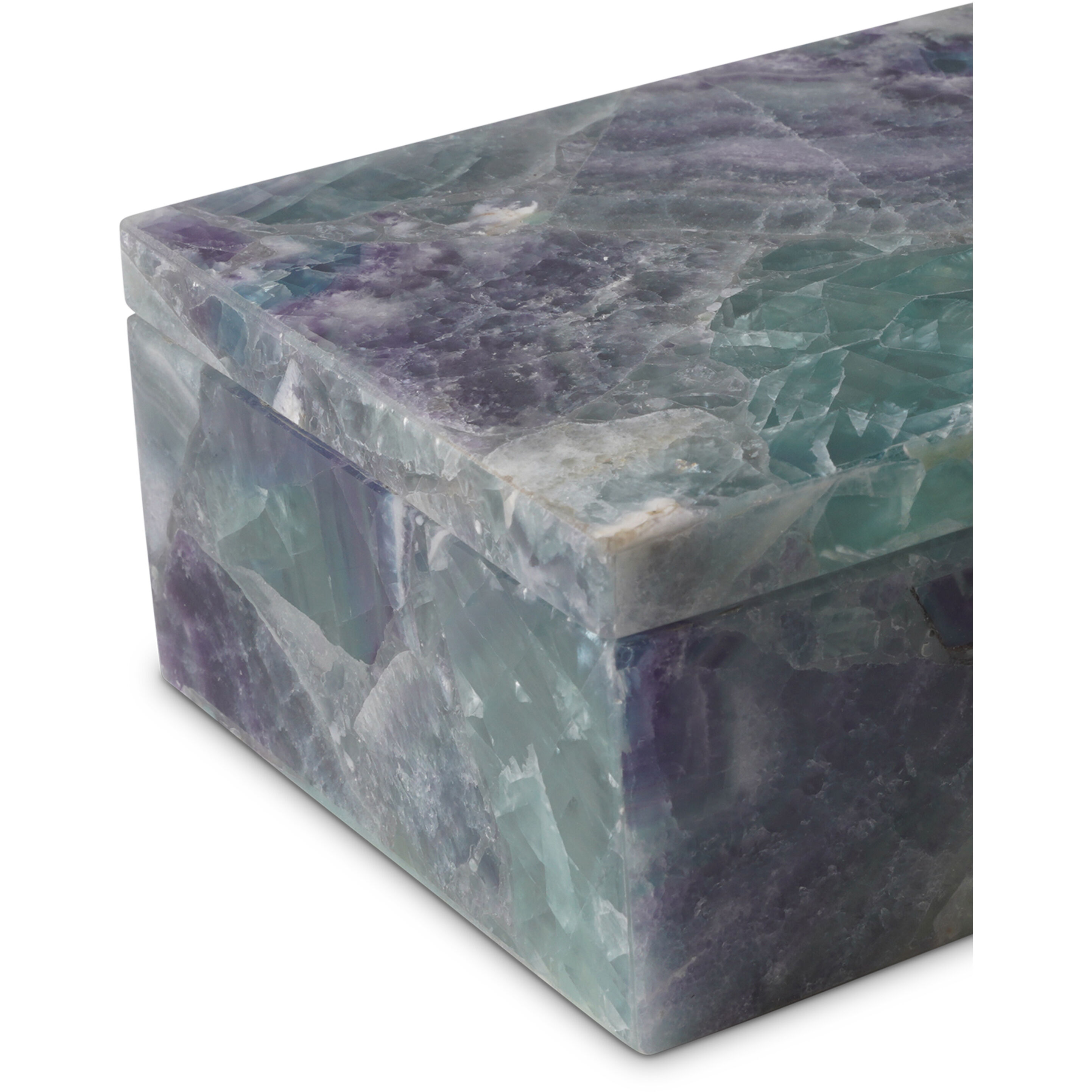 Fluorite 7 inch Natural Box