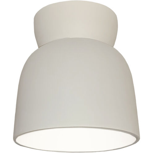 Radiance Collection 1 Light 7.5 inch Matte White Outdoor Flush Mount