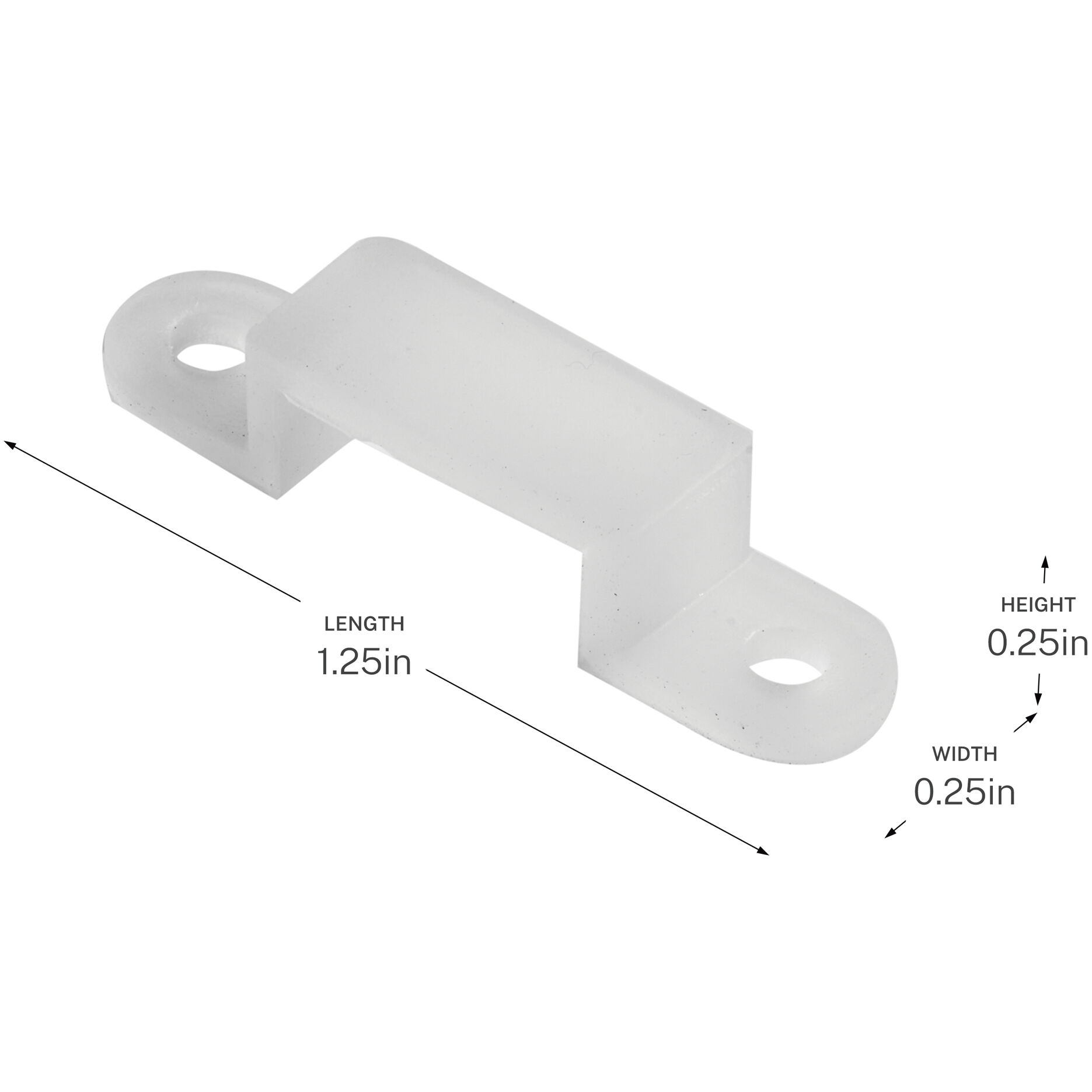 Wet Clear 1.25 inch Mechanical Fastener
