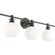 Collier 3 Light 28 inch Black Wall sconce Wall Light
