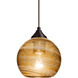 Jilly 1 Light Bronze Pendant Ceiling Light