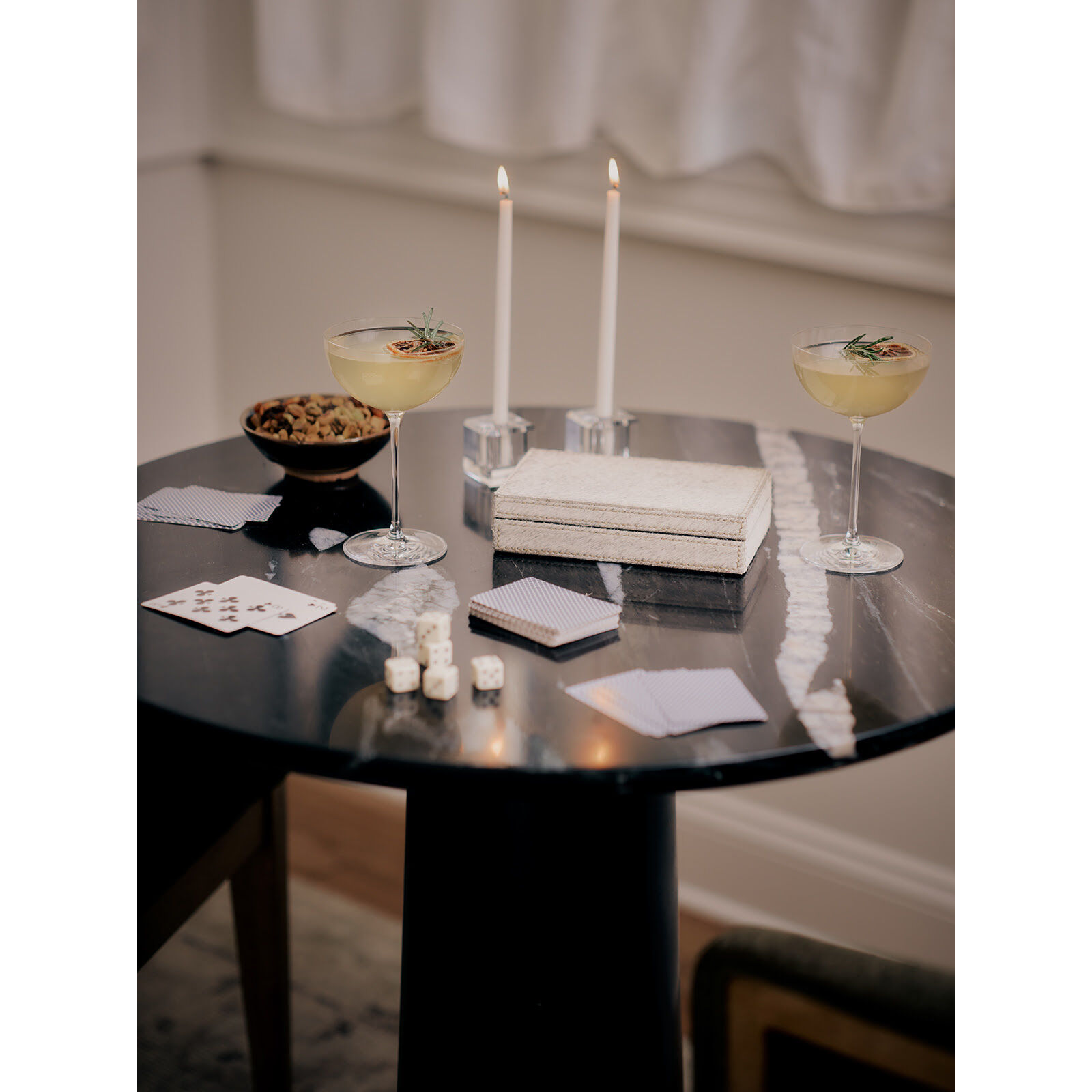 Andres Grey Playing Card Set