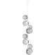 Gaia LED 16.6 inch Salt White Chandelier Ceiling Light, Twisted Vine