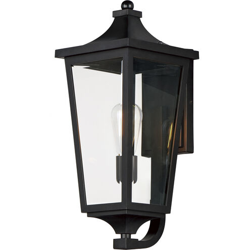 Sutton Place VX 1 Light 19 inch Black Outdoor Wall Mount