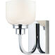 Swale 1 Light 8 inch Polished Chrome Bath Vanity Wall Light