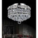 Luminous 2 Light 10 inch Chrome Flush Mount Ceiling Light