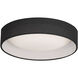 Modern LED 11 inch Flush Mount Ceiling Light in Black