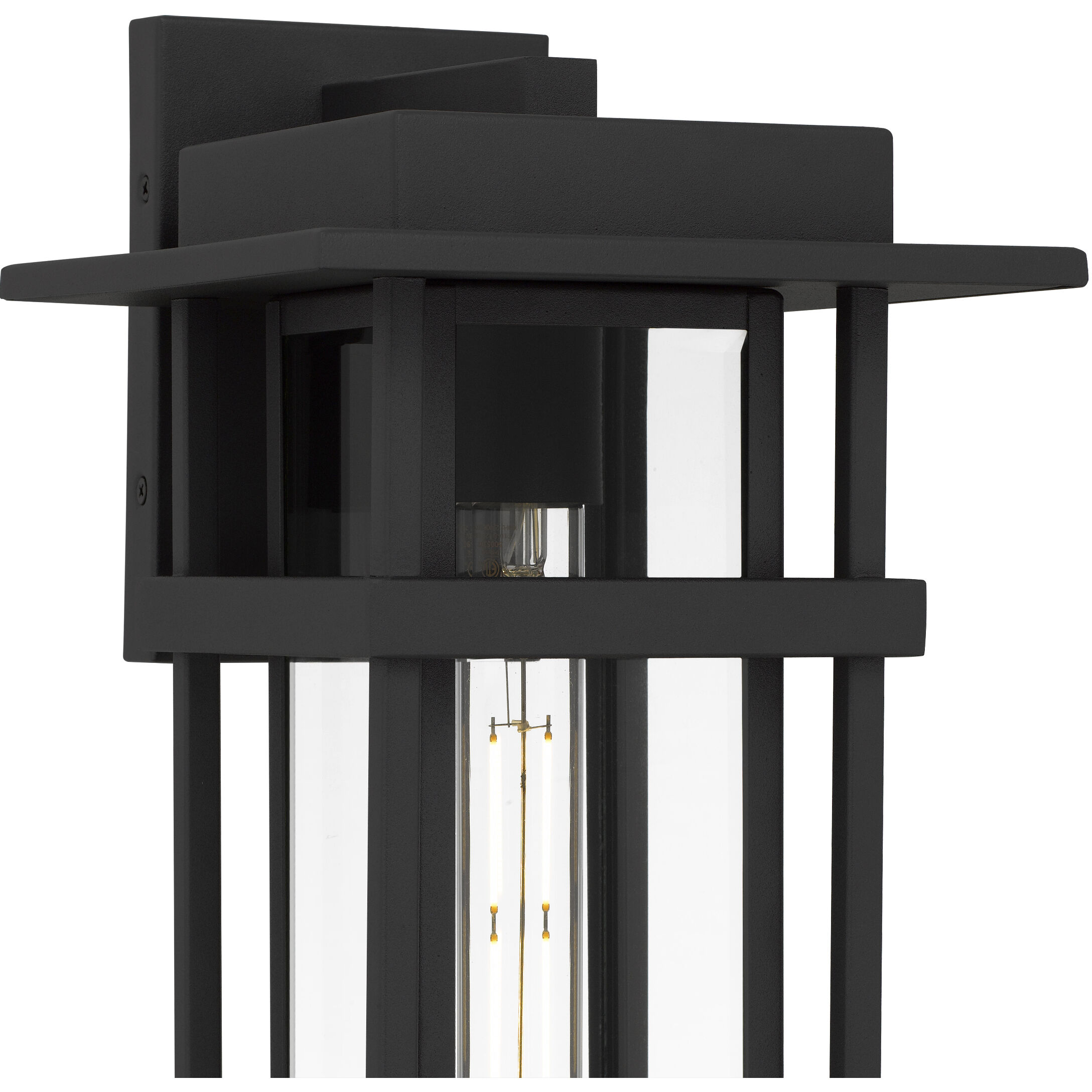 Morgan 1 Light 14.75 inch Earth Black Outdoor Wall Lantern