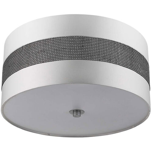 Harmony 3 Light 19 inch Metallic Silver Pendant/Semi-Flush Ceiling Light
