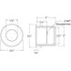 WAC 120V Step Light LED 3 inch White ADA Step and Wall Light in Red, WAC Lighting