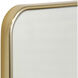 Kellye 40 X 30 inch Gold Wall Mirror