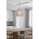 Velune 1 Light 28 inch Legacy Brass Pendant Ceiling Light