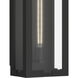Calen 1 Light 24.25 inch Textured Black Outdoor Wall Light