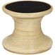 Raven 18 inch Natural with Cream Accent Stool