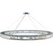 Rondelle 20 Light 72 inch Chrome Pendant Ceiling Light in Firenze