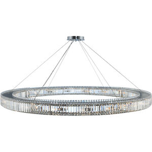 Rondelle 20 Light 72 inch Chrome Pendant Ceiling Light