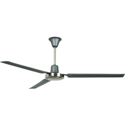 Utility 56 inch Titanium/Brushed Polished Nickel with Titanium Blades Ceiling Fan in Titanium and Brushed Polished Nickel