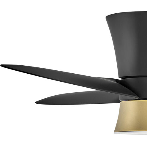 Neo 52 inch Matte Black Fan, Flush Mount