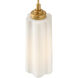 Honey 1 Light 5.25 inch Distressed Brass Convertible Pendant Ceiling Light