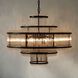 Rowan 8 Light 29 inch Matte Black Chandelier Ceiling Light