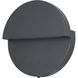 Mona Lisa LED Matte Black Outdoor Wall Light