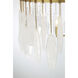 Willow 6 Light 35.25 inch Legacy Brass Pendant Ceiling Light