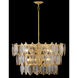 Amira 8 Light 30.25 inch Distressed Brass Chandelier Ceiling Light