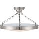Cameron 1 Light 24 inch Polished Nickel Semi-Flush Mount Ceiling Light
