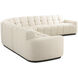 Roman Beige L-Shaped Sectional