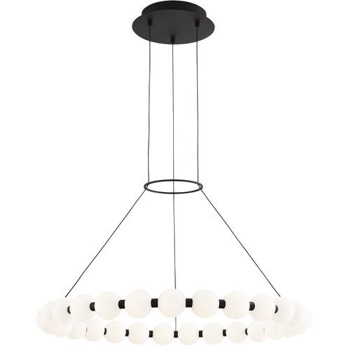 Sean Lavin Orbet LED 30 inch Natural Brass Chandelier Ceiling Light, Integrated LED