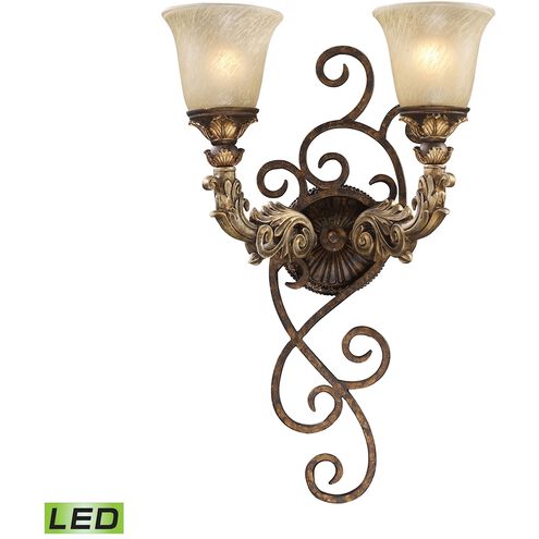 Regency LED 6 inch Burnt Bronze Sconce Wall Light