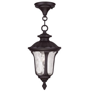 Oxford 1 Light 7 inch Bronze Outdoor Pendant Lantern
