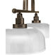 Karise 2 Light 10.63 inch Venetian Bronze Chandelier Ceiling Light