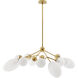 Panella 12 Light 41 inch Brushed Brass Chandelier Ceiling Light